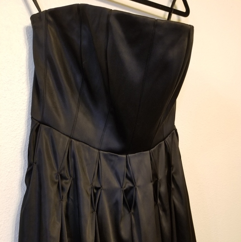 short beach summer dresses CUPSHE Women's V Neck Tropical Ruffled Mini Dress Black Tropical, XS style_contemporary packs like a dream Benson Trapeze Mini Dress Color:Eggplant purple